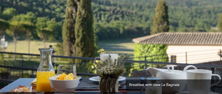 Borgo La Bagnaia - breakfast view